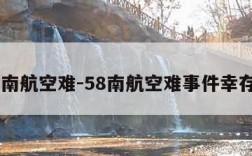 58南航空难-58南航空难事件幸存者