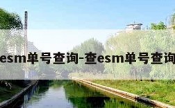 esm单号查询-查esm单号查询